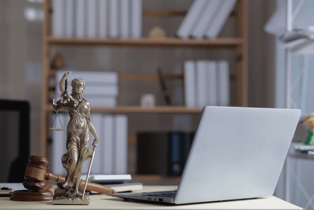 Gavel & Scales of Justice - Personal Injury Lawyer Central Illinois